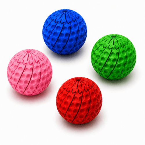 Bola Slime Sensorial - Modelo bola de golfe