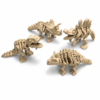 Kit - 4 Esqueletos de Dinossauros